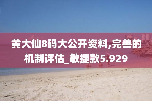 黄大仙8码大公开资料,完善的机制评估_敏捷款5.929