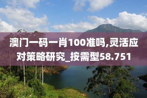 澳门一码一肖100准吗,灵活应对策略研究_按需型58.751