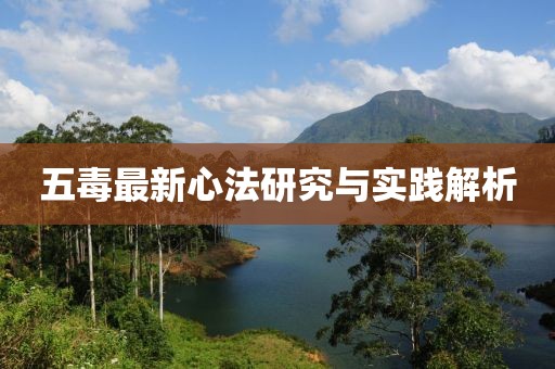 五毒最新心法研究与实践解析