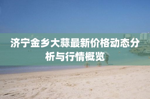 济宁金乡大蒜最新价格动态分析与行情概览