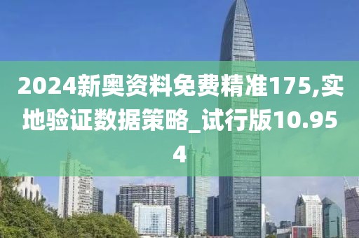 2024新奥资料免费精准175,实地验证数据策略_试行版10.954