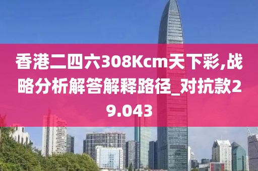 香港二四六308Kcm天下彩,战略分析解答解释路径_对抗款29.043