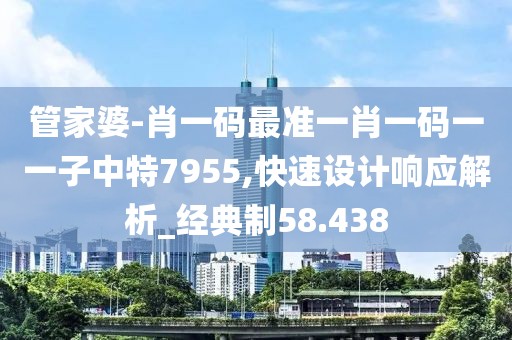 管家婆-肖一码最准一肖一码一一子中特7955,快速设计响应解析_经典制58.438