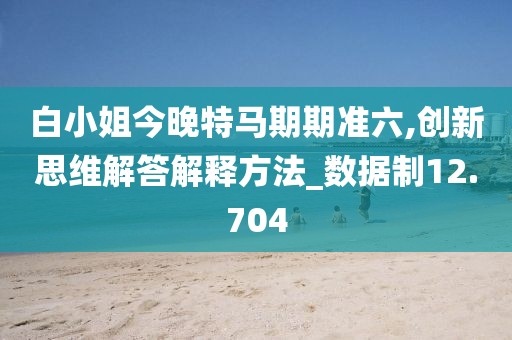 白小姐今晚特马期期准六,创新思维解答解释方法_数据制12.704