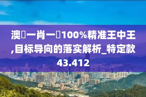 澳門一肖一碼100%精准王中王,目标导向的落实解析_特定款43.412