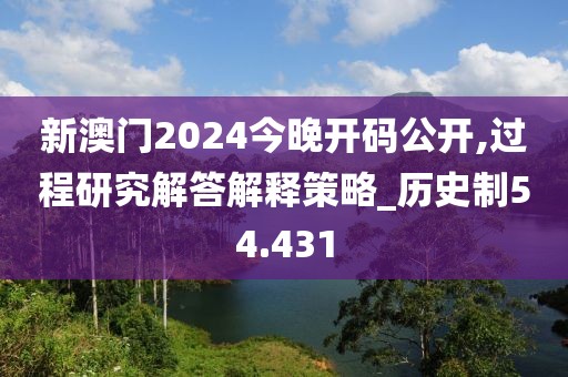 新澳门2024今晚开码公开,过程研究解答解释策略_历史制54.431