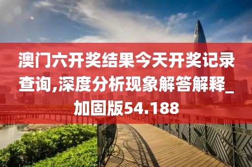 澳门六开奖结果今天开奖记录查询,深度分析现象解答解释_加固版54.188