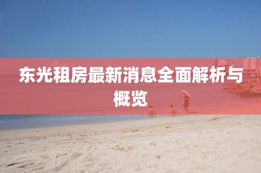 东光租房最新消息全面解析与概览