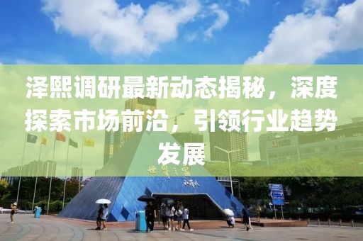 泽熙调研最新动态揭秘，深度探索市场前沿，引领行业趋势发展