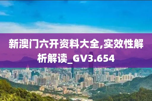 新澳门六开资料大全,实效性解析解读_GV3.654
