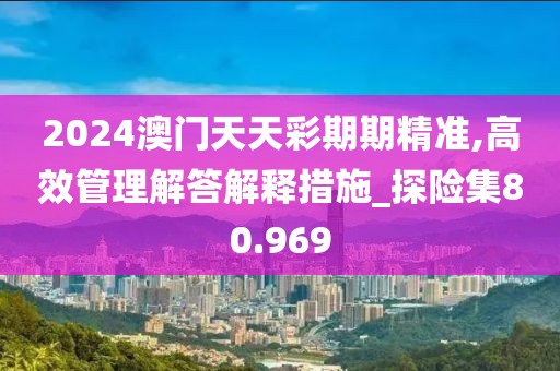 2024澳门天天彩期期精准,高效管理解答解释措施_探险集80.969