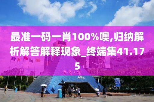 最准一码一肖100%噢,归纳解析解答解释现象_终端集41.175