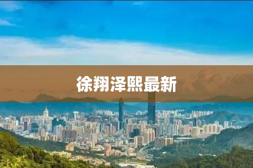 徐翔泽熙最新