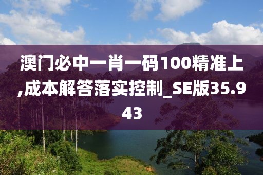 澳门必中一肖一码100精准上,成本解答落实控制_SE版35.943