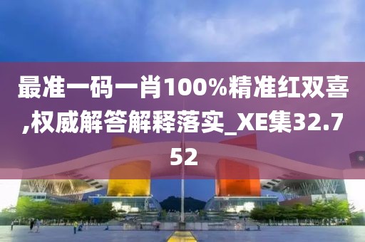 最准一码一肖100%精准红双喜,权威解答解释落实_XE集32.752