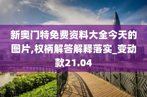 新奥门特免费资料大全今天的图片,权柄解答解释落实_变动款21.04