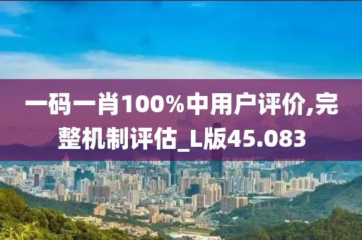 一码一肖100%中用户评价,完整机制评估_L版45.083