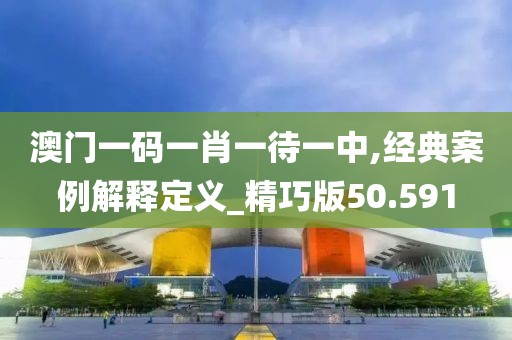 澳门一码一肖一待一中,经典案例解释定义_精巧版50.591