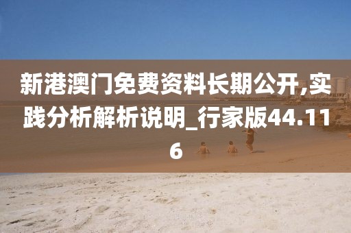 新港澳门免费资料长期公开,实践分析解析说明_行家版44.116