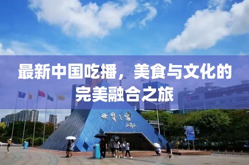 最新中国吃播，美食与文化的完美融合之旅