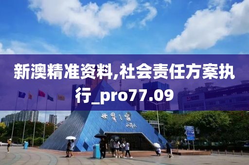 新澳精准资料,社会责任方案执行_pro77.09