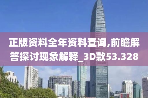 正版资料全年资料查询,前瞻解答探讨现象解释_3D款53.328
