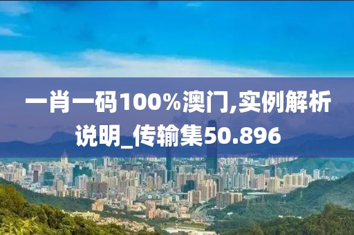 一肖一码100%澳门,实例解析说明_传输集50.896