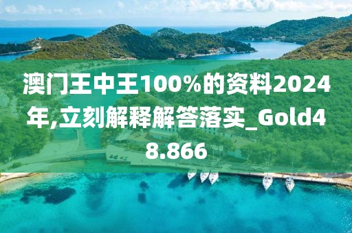 澳门王中王100%的资料2024年,立刻解释解答落实_Gold48.866