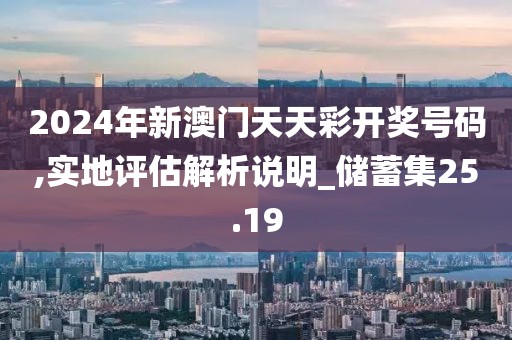 2024年新澳门天天彩开奖号码,实地评估解析说明_储蓄集25.19