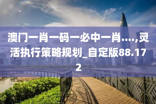澳门一肖一码一必中一肖....,灵活执行策略规划_自定版88.172