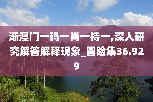 渐澳门一码一肖一持一,深入研究解答解释现象_冒险集36.929