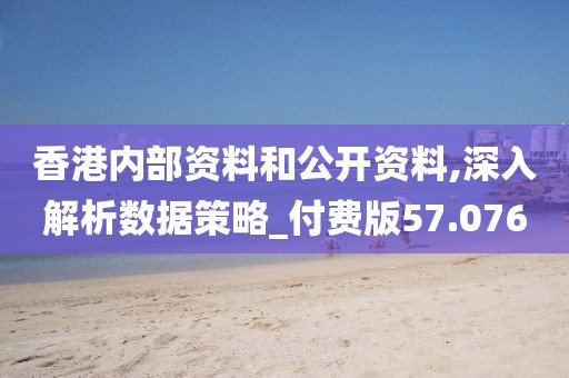 香港内部资料和公开资料,深入解析数据策略_付费版57.076