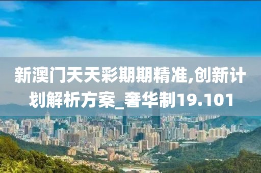 新澳门天天彩期期精准,创新计划解析方案_奢华制19.101