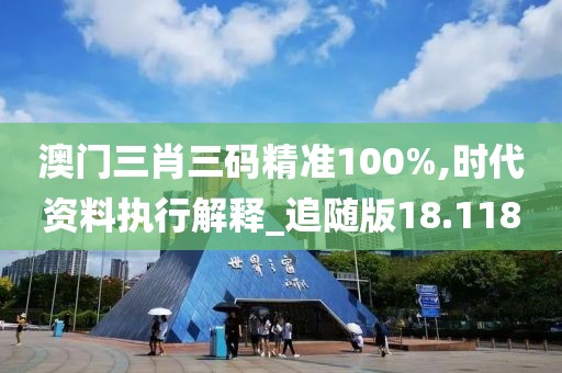 澳门三肖三码精准100%,时代资料执行解释_追随版18.118