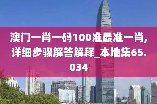 澳门一肖一码100准最准一肖,详细步骤解答解释_本地集65.034