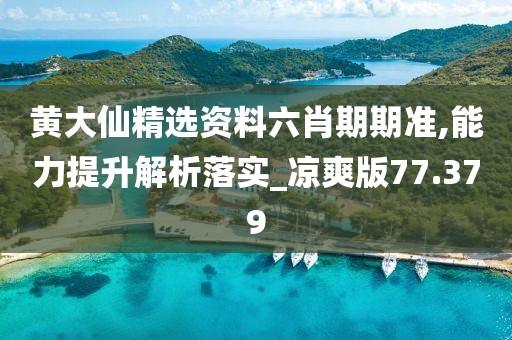 黄大仙精选资料六肖期期准,能力提升解析落实_凉爽版77.379
