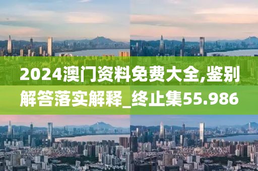 2024澳门资料免费大全,鉴别解答落实解释_终止集55.986