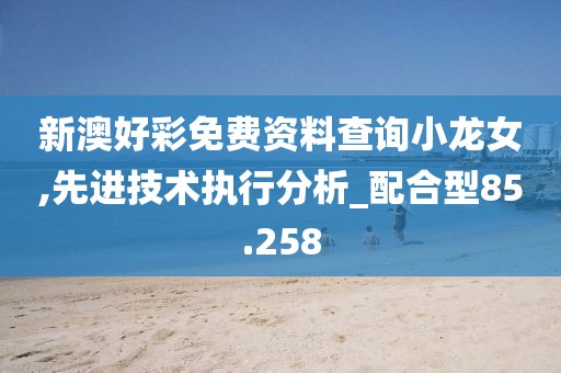 新澳好彩免费资料查询小龙女,先进技术执行分析_配合型85.258
