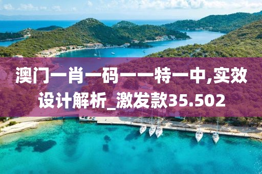 澳门一肖一码一一特一中,实效设计解析_激发款35.502