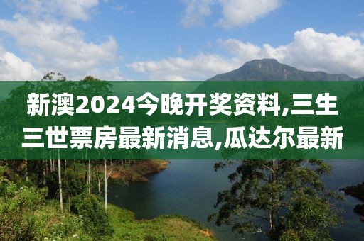 新澳2024今晚开奖资料,三生三世票房最新消息,瓜达尔最新
