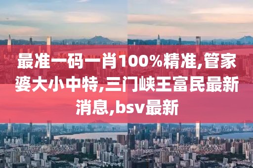 最准一码一肖100%精准,管家婆大小中特,三门峡王富民最新消息,bsv最新