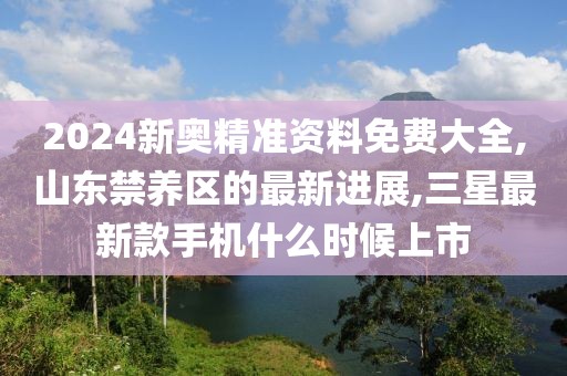 2024新奥精准资料免费大全,山东禁养区的最新进展,三星最新款手机什么时候上市