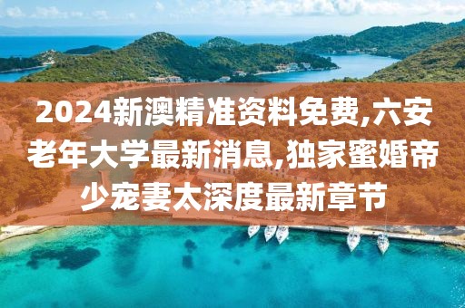 2024新澳精准资料免费,六安老年大学最新消息,独家蜜婚帝少宠妻太深度最新章节