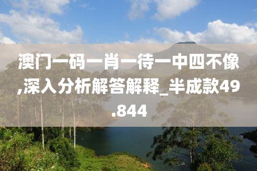澳门一码一肖一待一中四不像,深入分析解答解释_半成款49.844