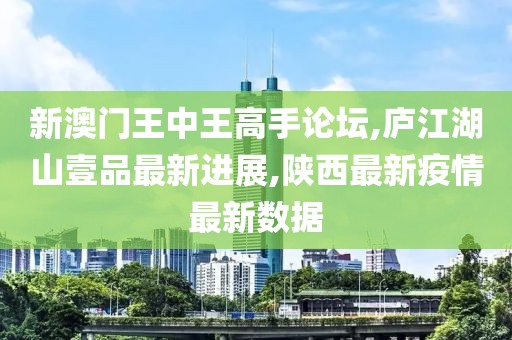 新澳门王中王高手论坛,庐江湖山壹品最新进展,陕西最新疫情最新数据
