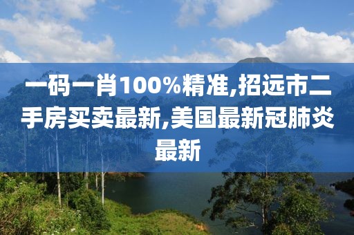 一码一肖100%精准,招远市二手房买卖最新,美国最新冠肺炎最新