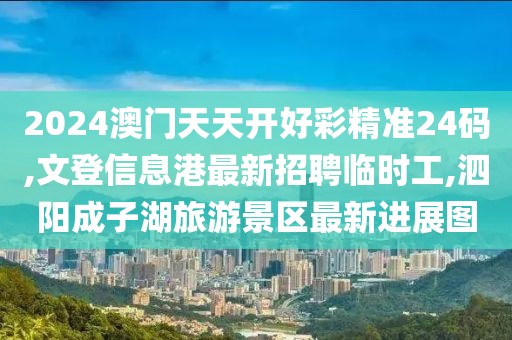 2024澳门天天开好彩精准24码,文登信息港最新招聘临时工,泗阳成子湖旅游景区最新进展图