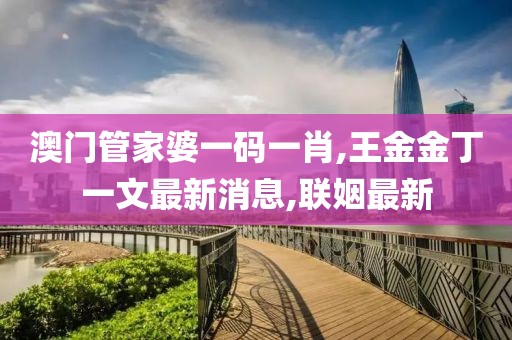 澳门管家婆一码一肖,王金金丁一文最新消息,联姻最新