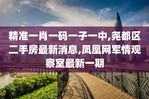 精准一肖一码一子一中,尧都区二手房最新消息,凤凰网军情观察室最新一期