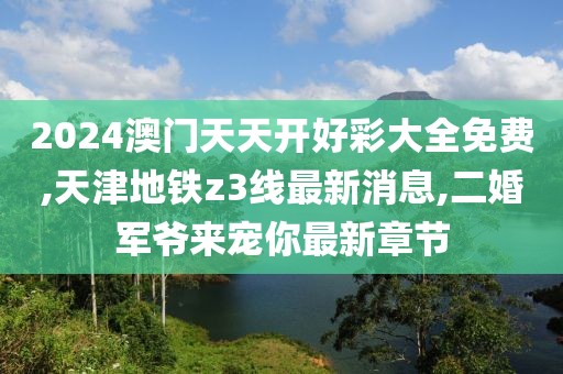 2024澳门天天开好彩大全免费,天津地铁z3线最新消息,二婚军爷来宠你最新章节